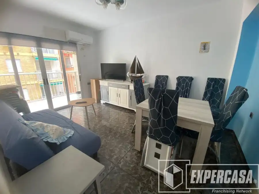 Living room of Apartments for sale in Sueca  with Air Conditioner, Terrace and Furnished