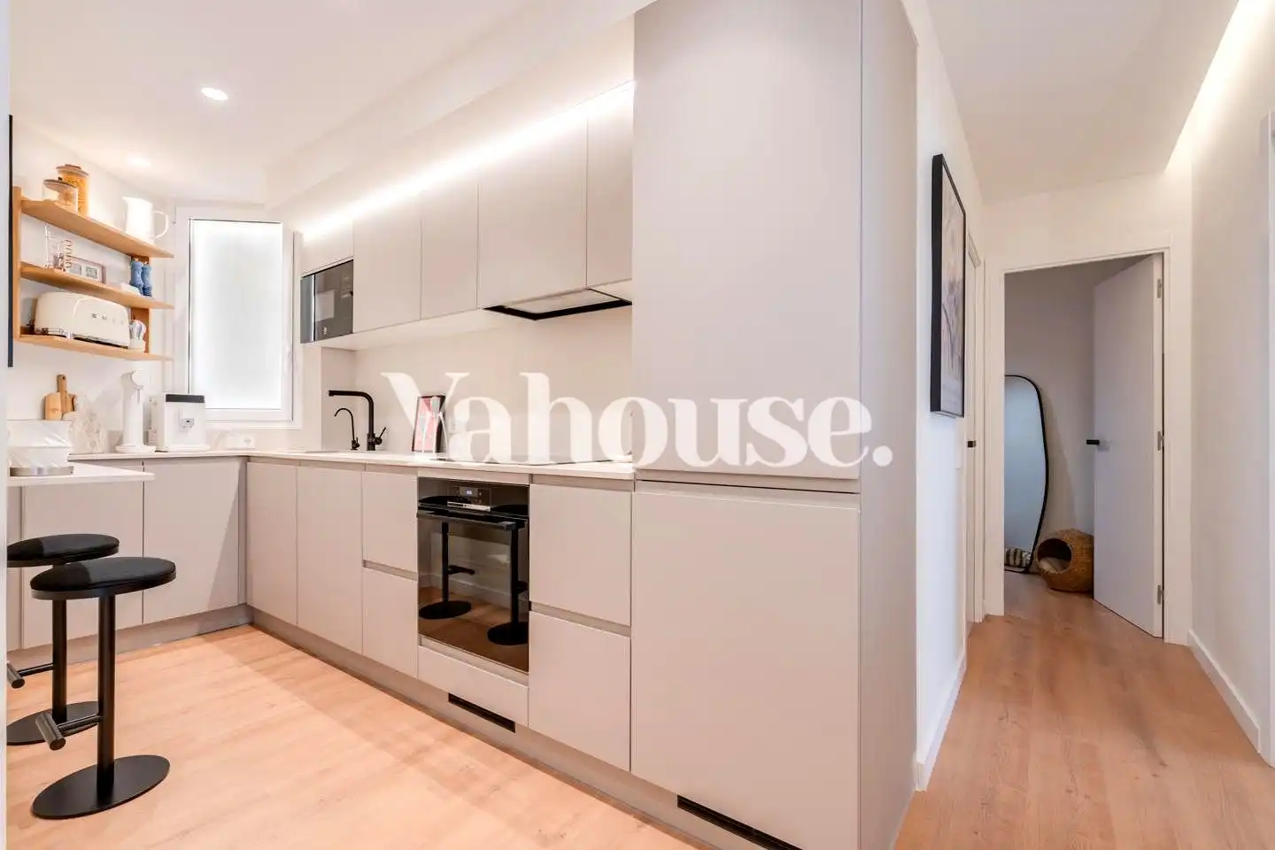 Cocina de Piso en venta en Barcelona con Aire acondicionado, Parquet y Balcón
