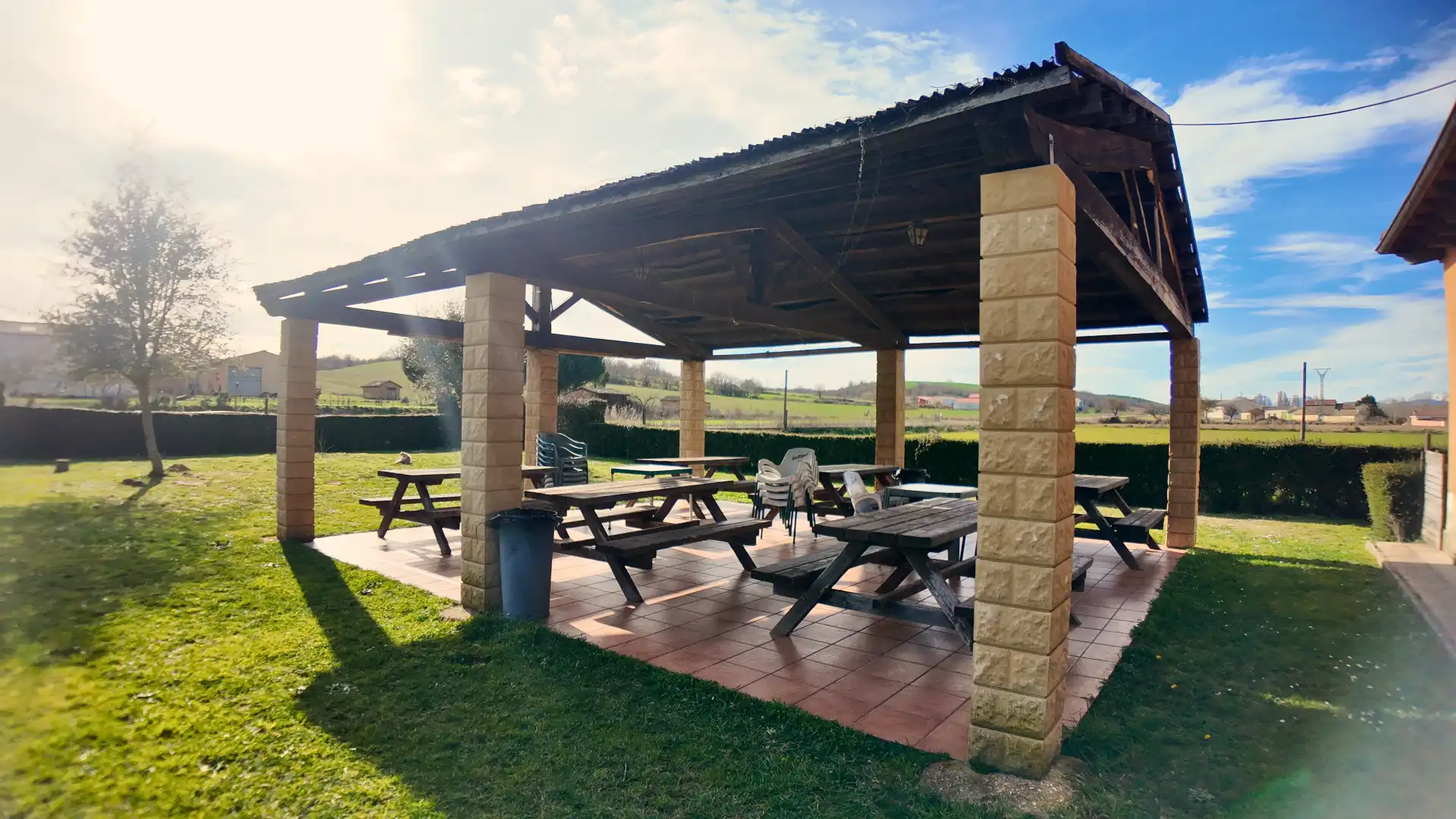 Terrace of Commercial properties for sale in Báscones de Ojeda  with Heating and Furnished