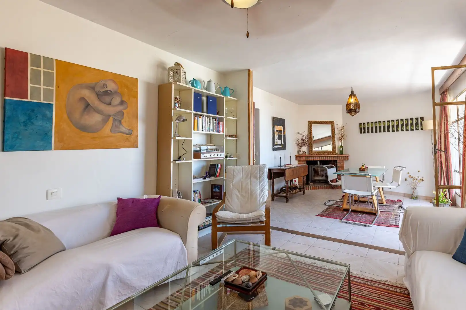 Living room of Houses for sale in Talaveruela de la Vera  with Private garden, Terrace and Storage room