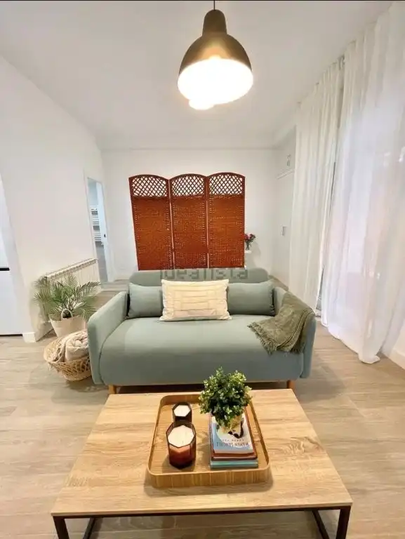 Sala d'estar de Apartament en venda en Madrid amb Aire condicionat, Calefacció i Terrassa
