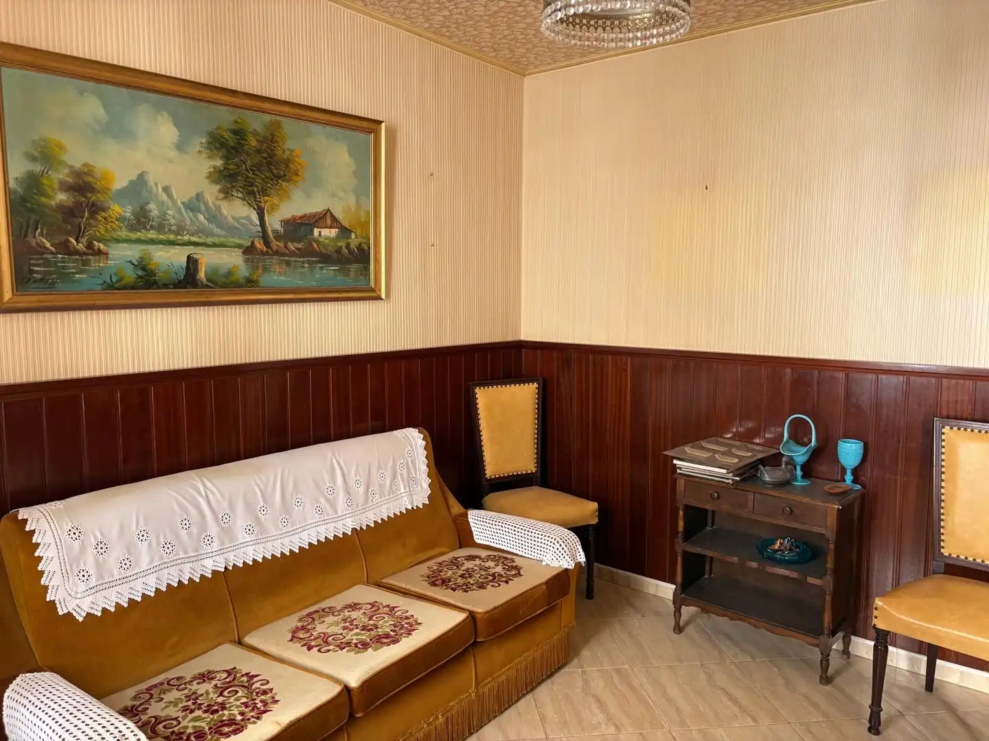 Sala d'estar de Casa adosada en venda en Ciutadella de Menorca amb Terrassa