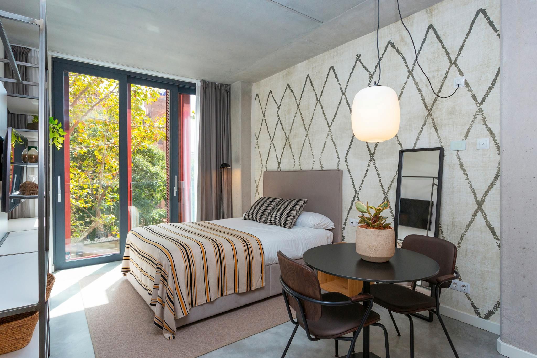 Bedroom of Flat to rent in  Barcelona Capital  with Air Conditioner, Heating and Private garden