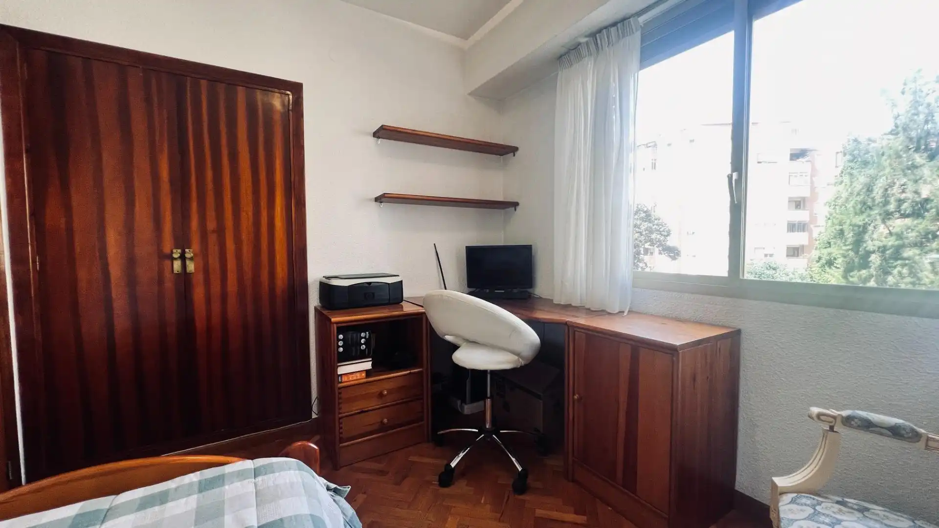 Bedroom of Flat for sale in Castellón de la Plana / Castelló de la Plana  with Air Conditioner, Private garden and Furnished