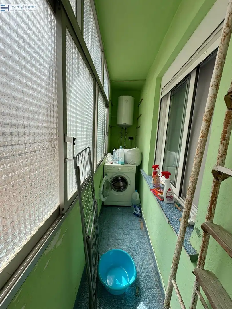 Balcony of Flat for rent in Valencia  with Furnished and Balcony