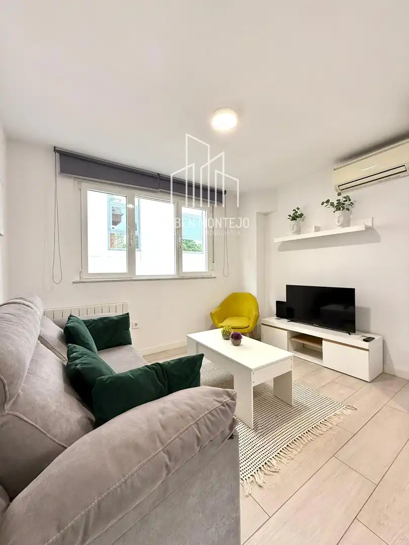 Sala d'estar de Apartament de lloguer en Salamanca amb Aire condicionat, Calefacció i Moblat