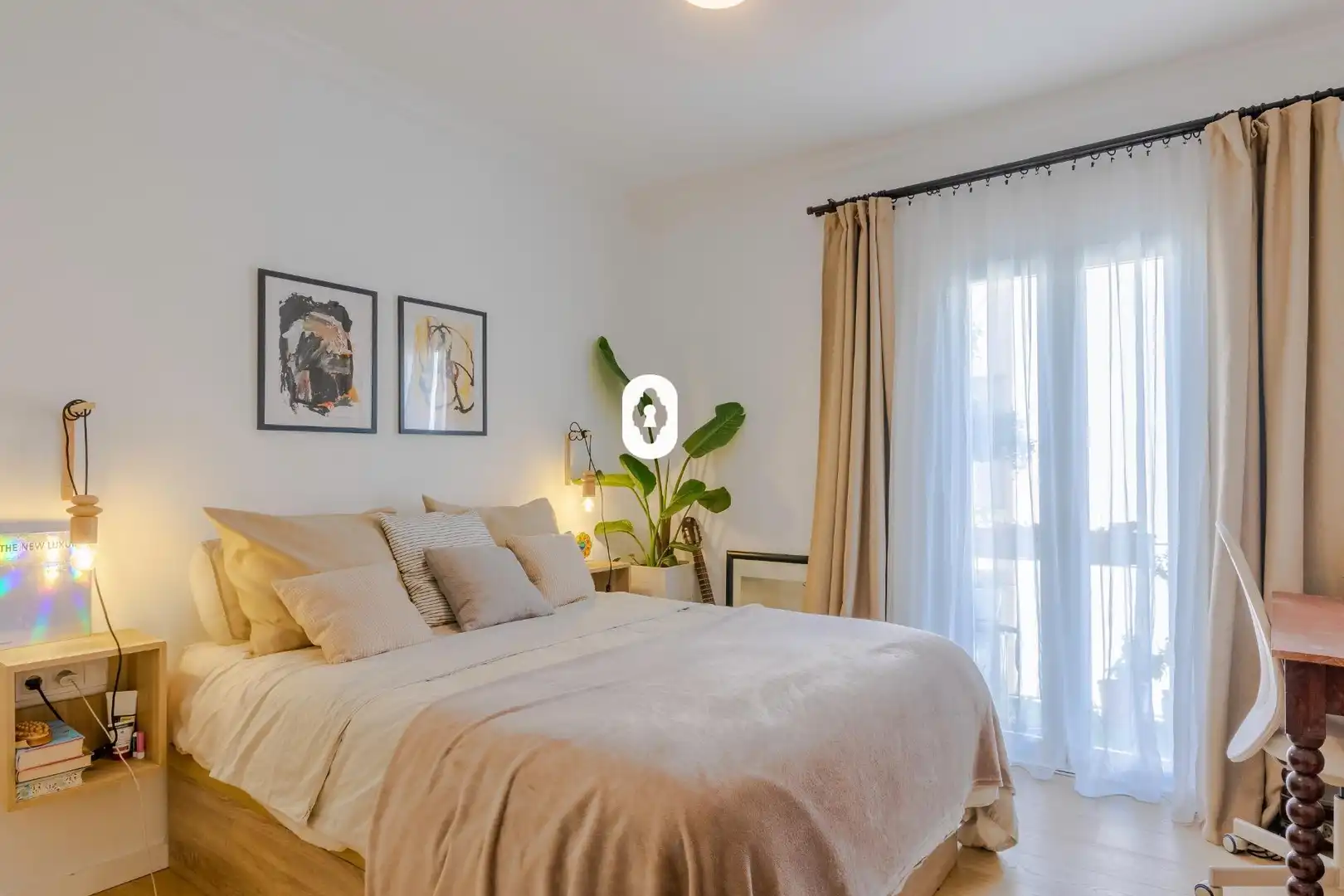 Bedroom of Flat for sale in Inca  with Air Conditioner, Parquet flooring and Terrace