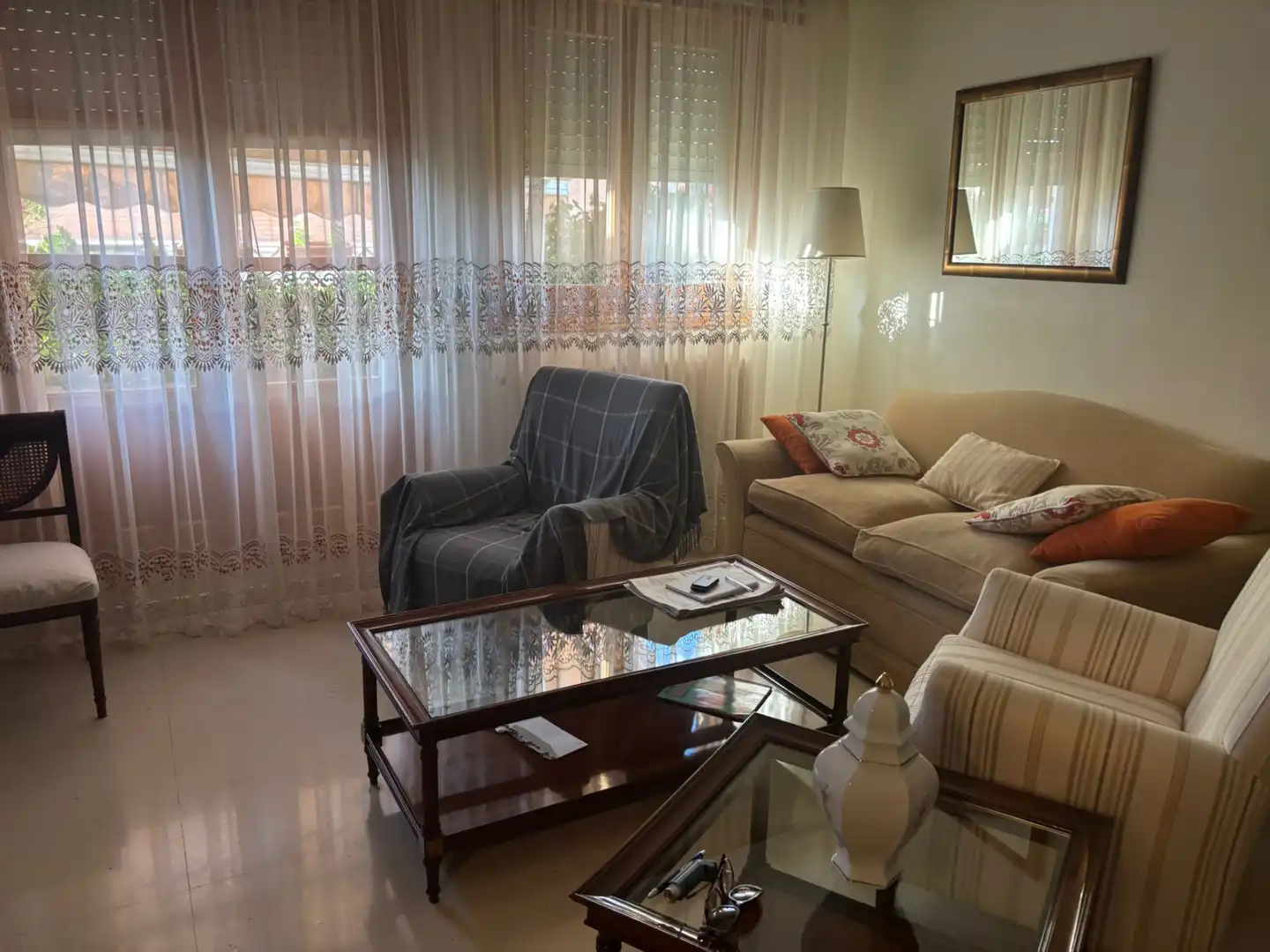 Wohnzimmer von Wohnung zum Verkauf in Villarrobledo mit Heizung, Terrasse und Möbliert