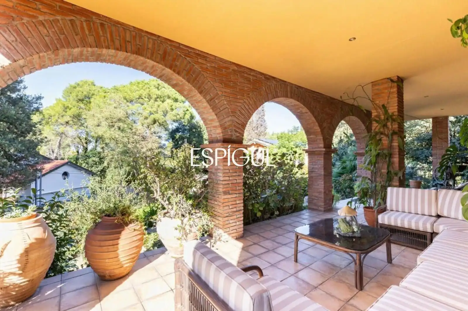 Terraza de Casa o chalet de alquiler en Sant Cugat del Vallès con Aire acondicionado, Calefacción y Jardín privado