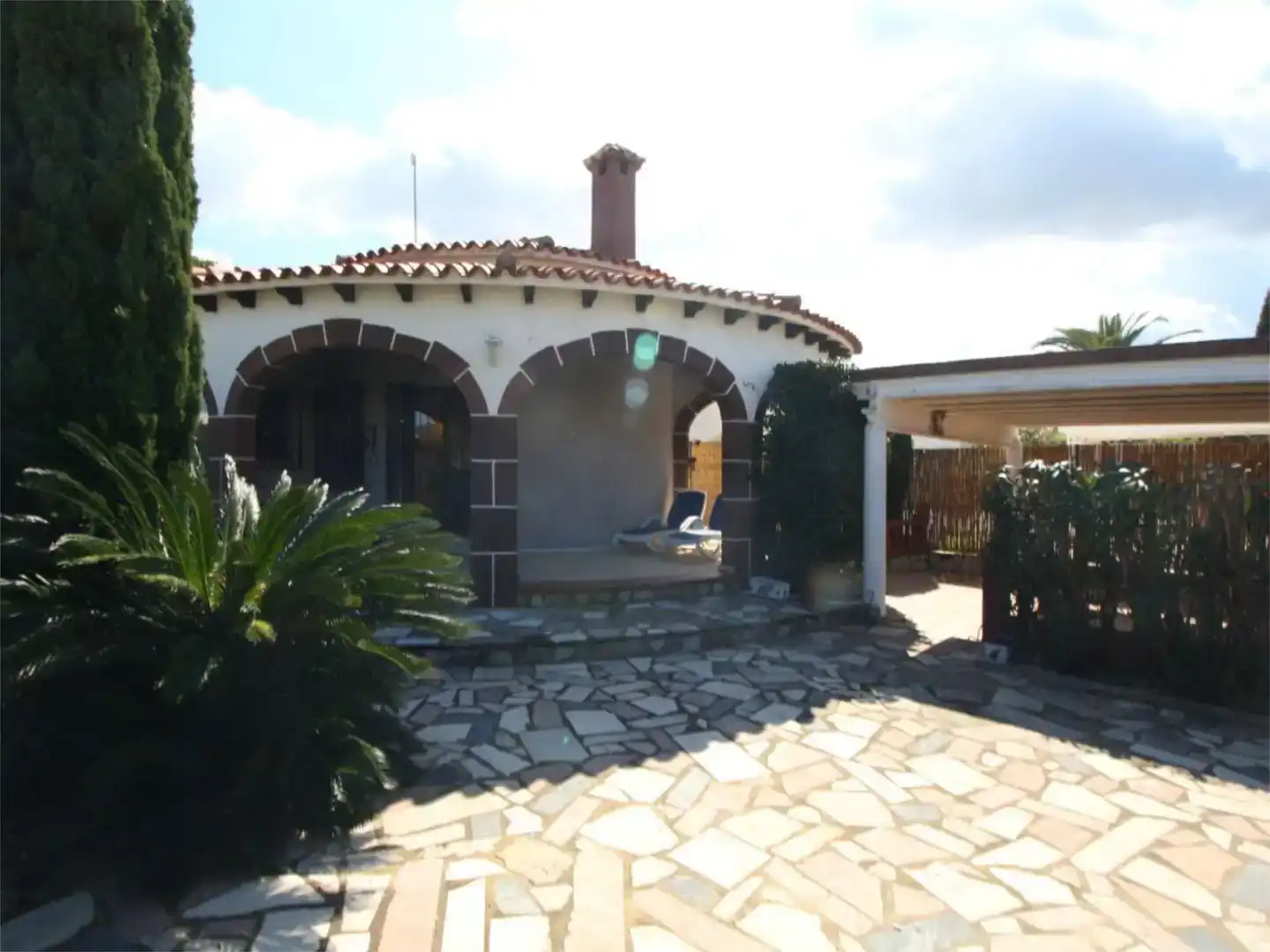 Jardí de Casa o xalet en venda en Els Poblets amb Aire condicionat i Piscina