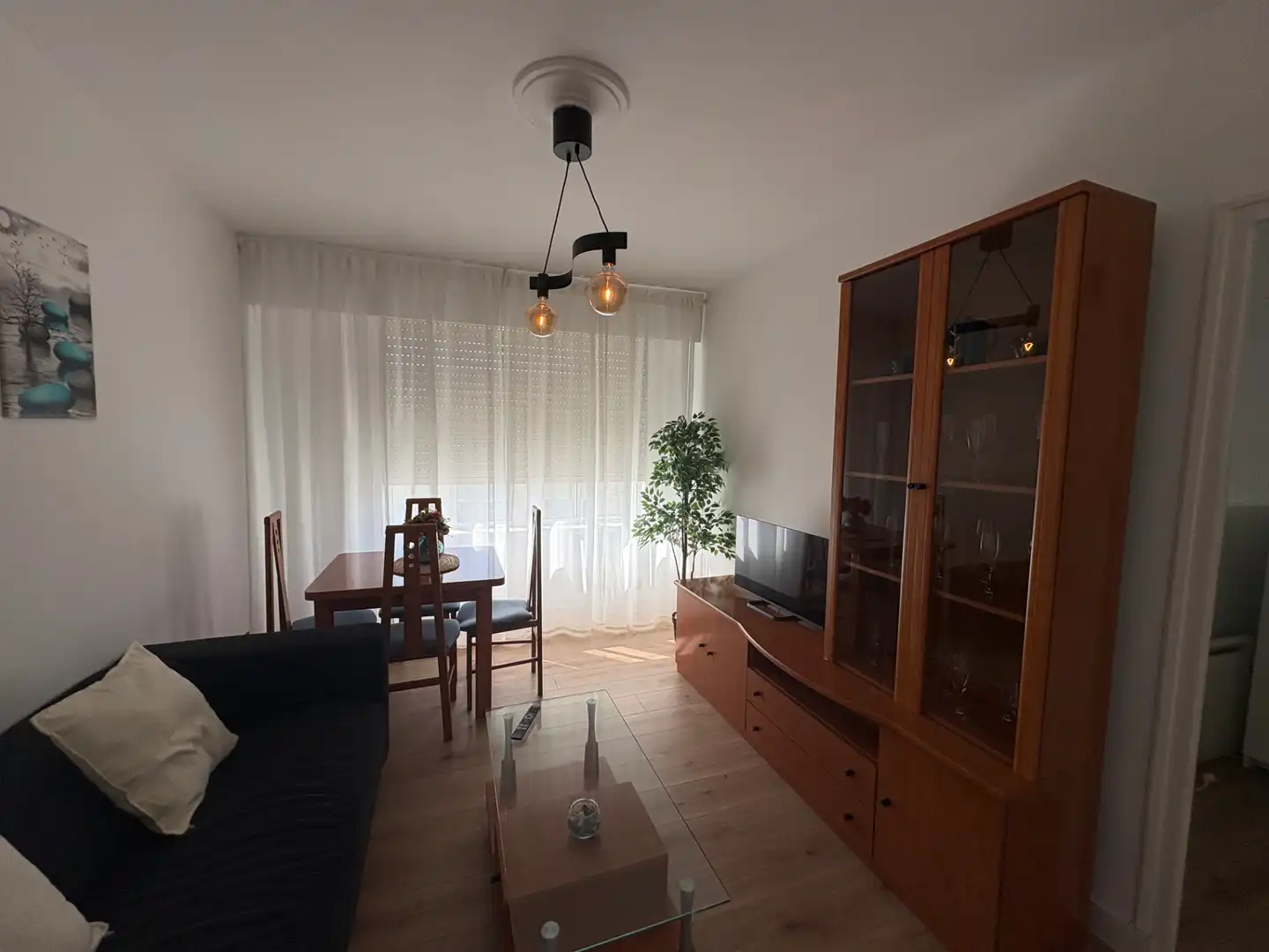 Sala d'estar de Pis de lloguer en Ferrol amb Moblat