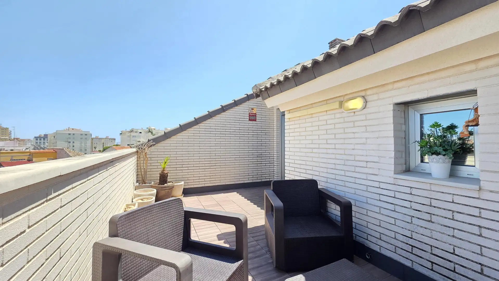 Terraza de Ático en venta en Gandia con Aire acondicionado, Calefacción y Terraza