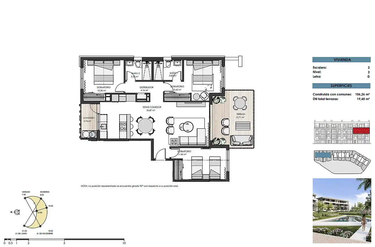 Appartement compact avec terrasse à vendre à Mar Menor Golf, imagen 32