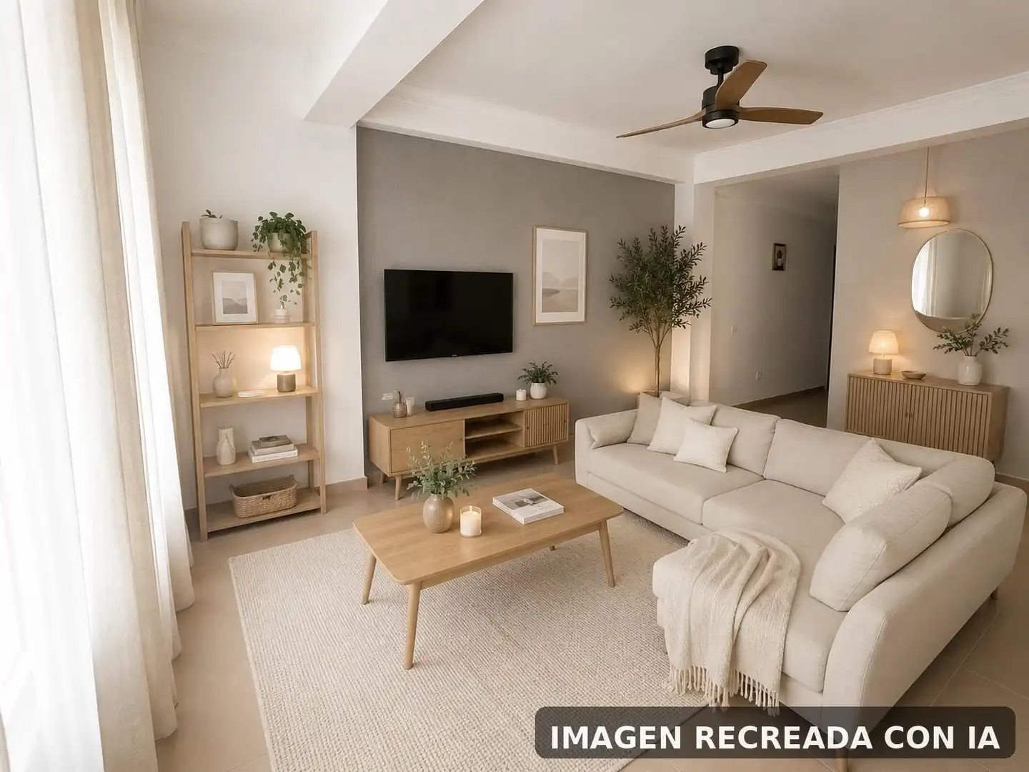 Sala d'estar de Pis en venda en Málaga