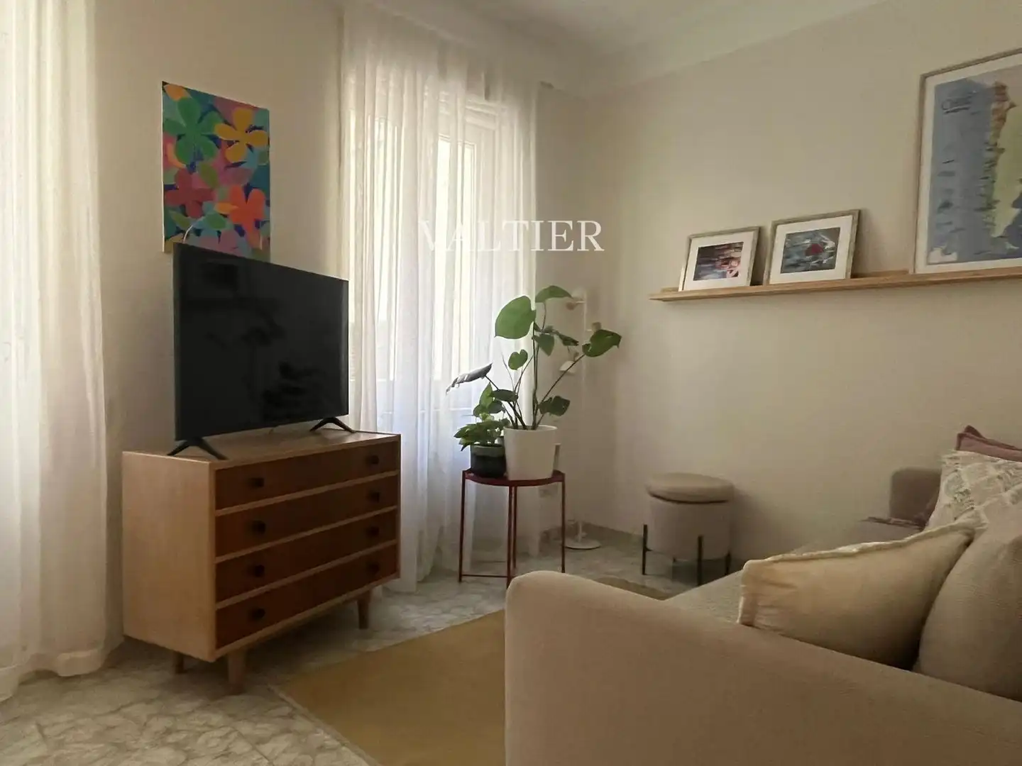 Sala de estar de Piso de alquiler en Madrid con Aire acondicionado y Amueblado