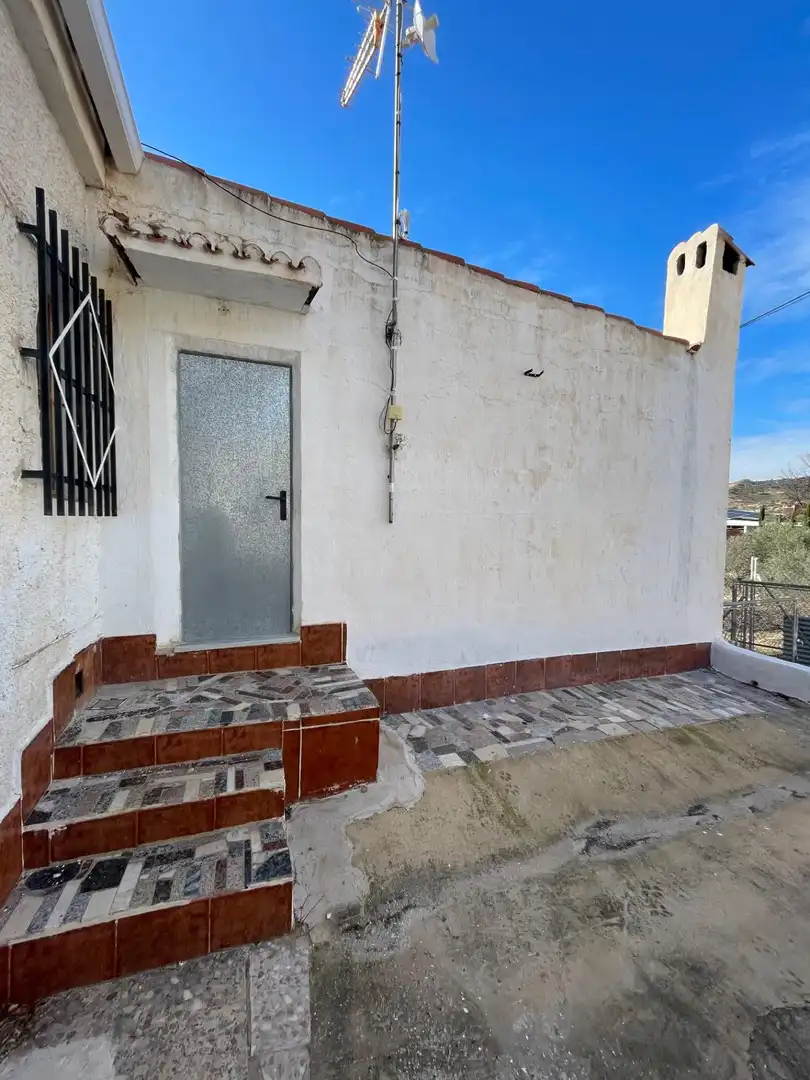 Vista exterior de Casa o xalet en venda en Aspe amb Aire condicionat, Terrassa i Traster