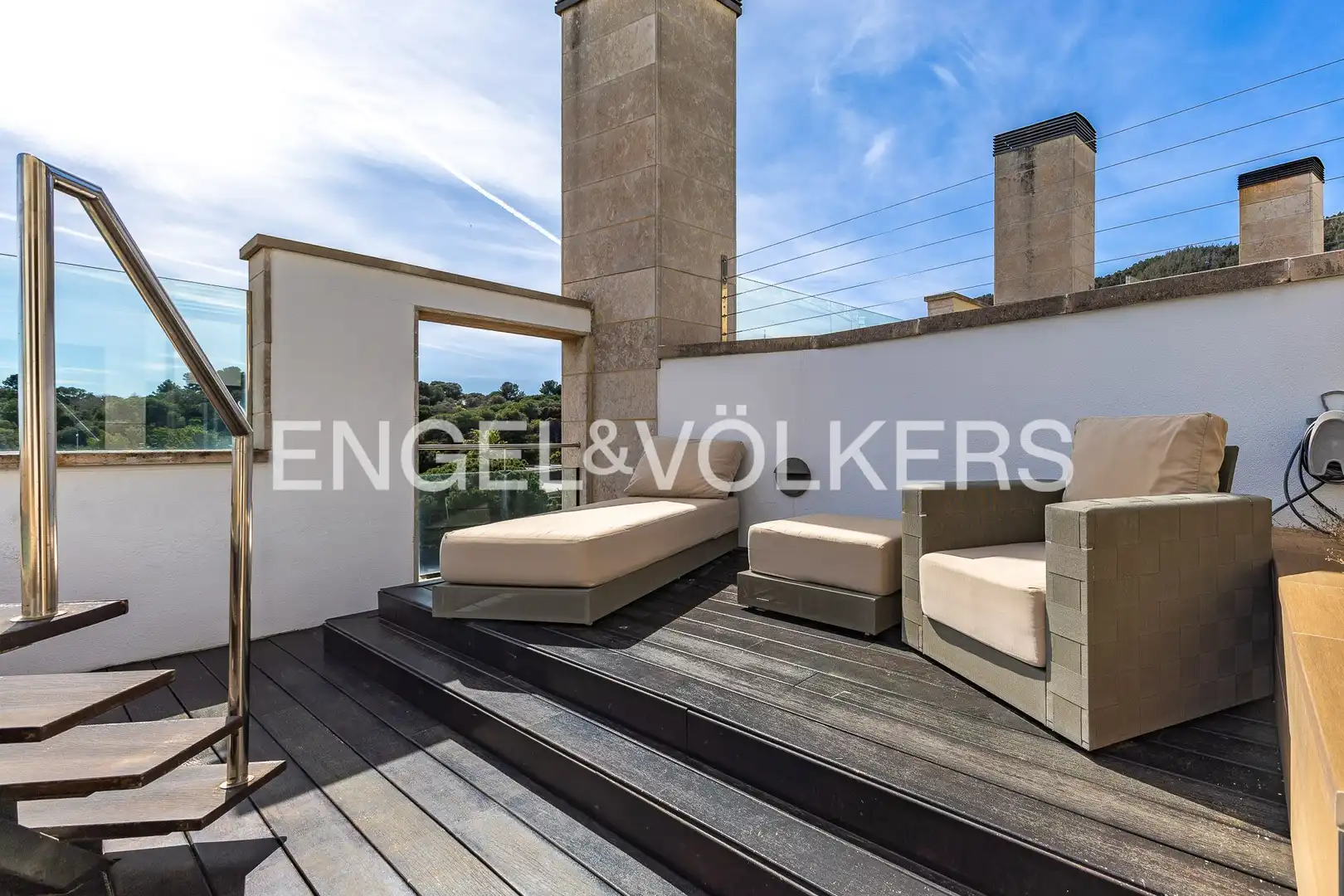 Terraza de Casa o chalet en venta en Barcelona con Aire acondicionado, Calefacción y Jardín privado