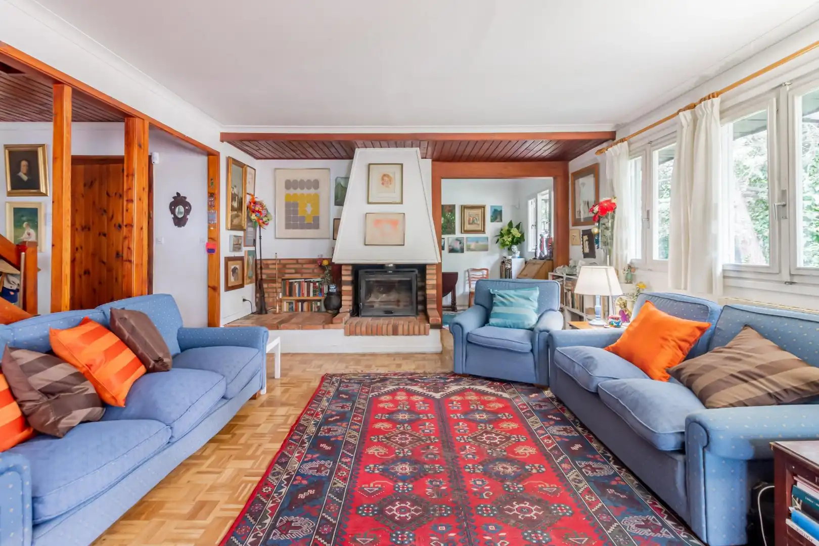 Living room of Houses for sale in Boadilla del Monte  with Heating, Private garden and Terrace