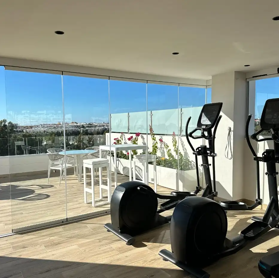 Terrace of Flat for sale in Marbella  with Air Conditioner, Heating and Parquet flooring