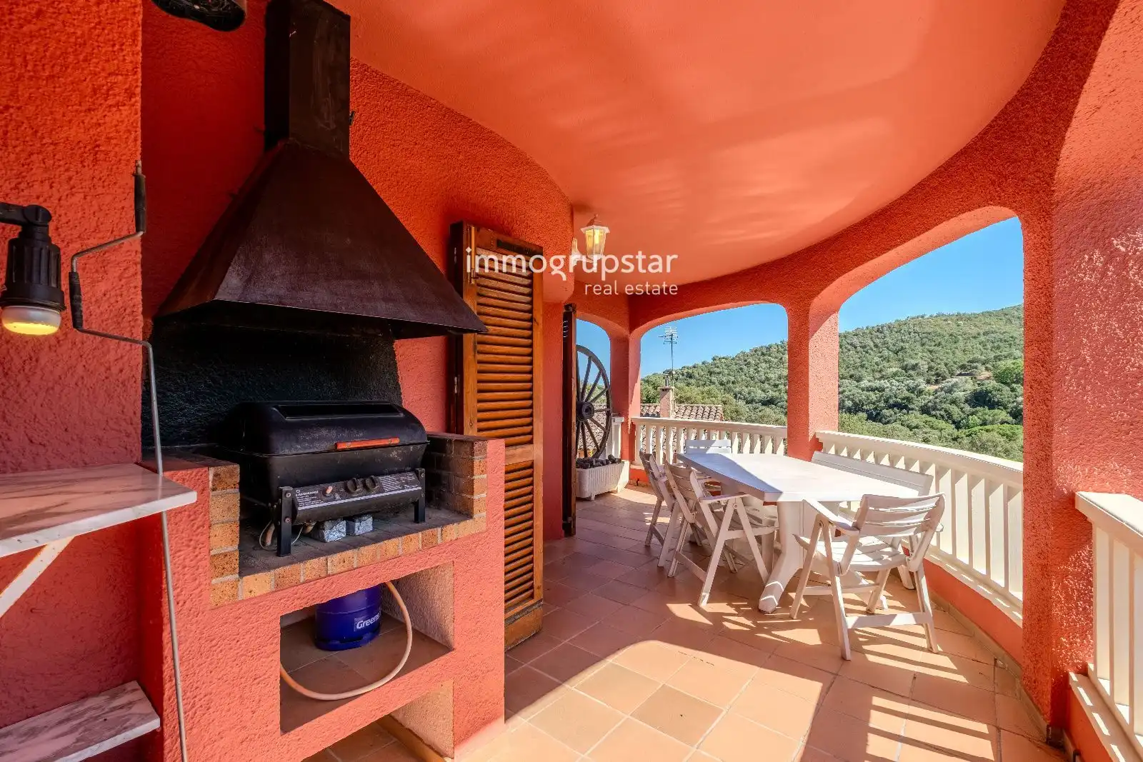 Terrace of Houses for sale in Calonge i Sant Antoni  with Air Conditioner, Heating and Swimming Pool