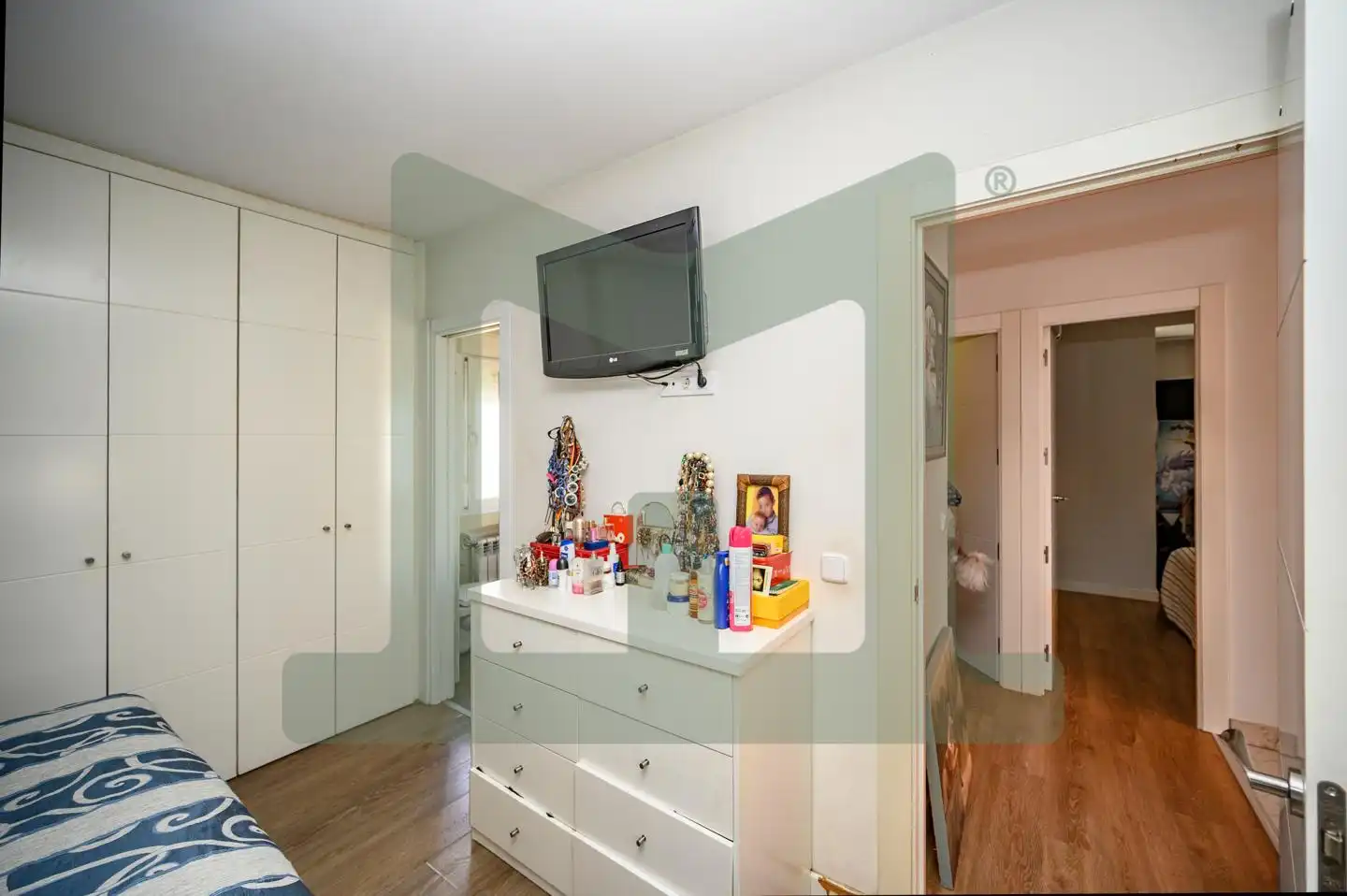 Schlafzimmer von Einfamilien-Reihenhaus zum Verkauf in Griñón mit Klimaanlage, Heizung und Privatgarten