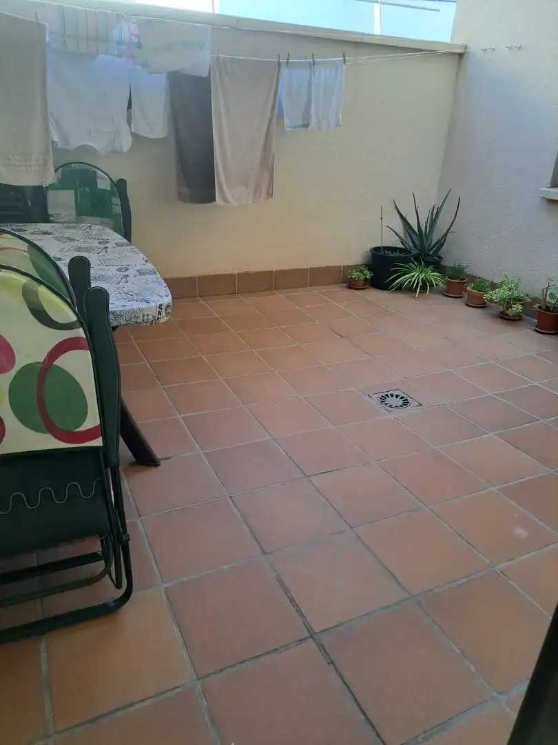 Terrace of Flat for sale in Guadix  with Heating, Parquet flooring and Furnished