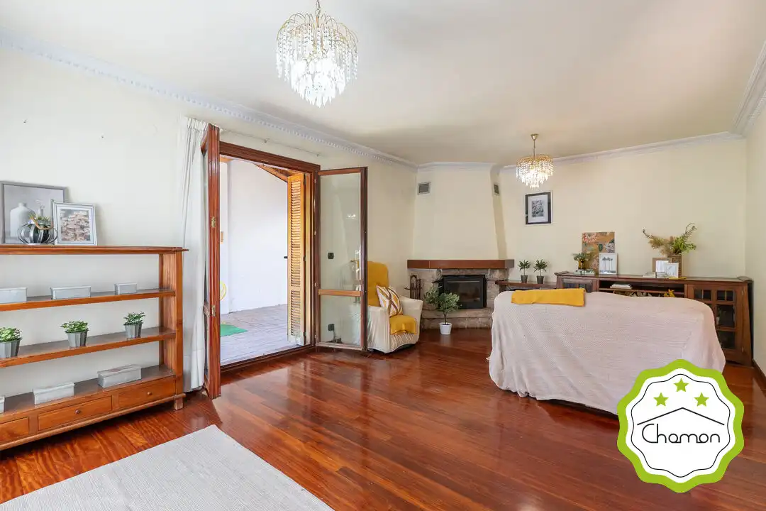 Sala d'estar de Casa o xalet en venda en Zeberio amb Calefacció, Jardí privat i Traster