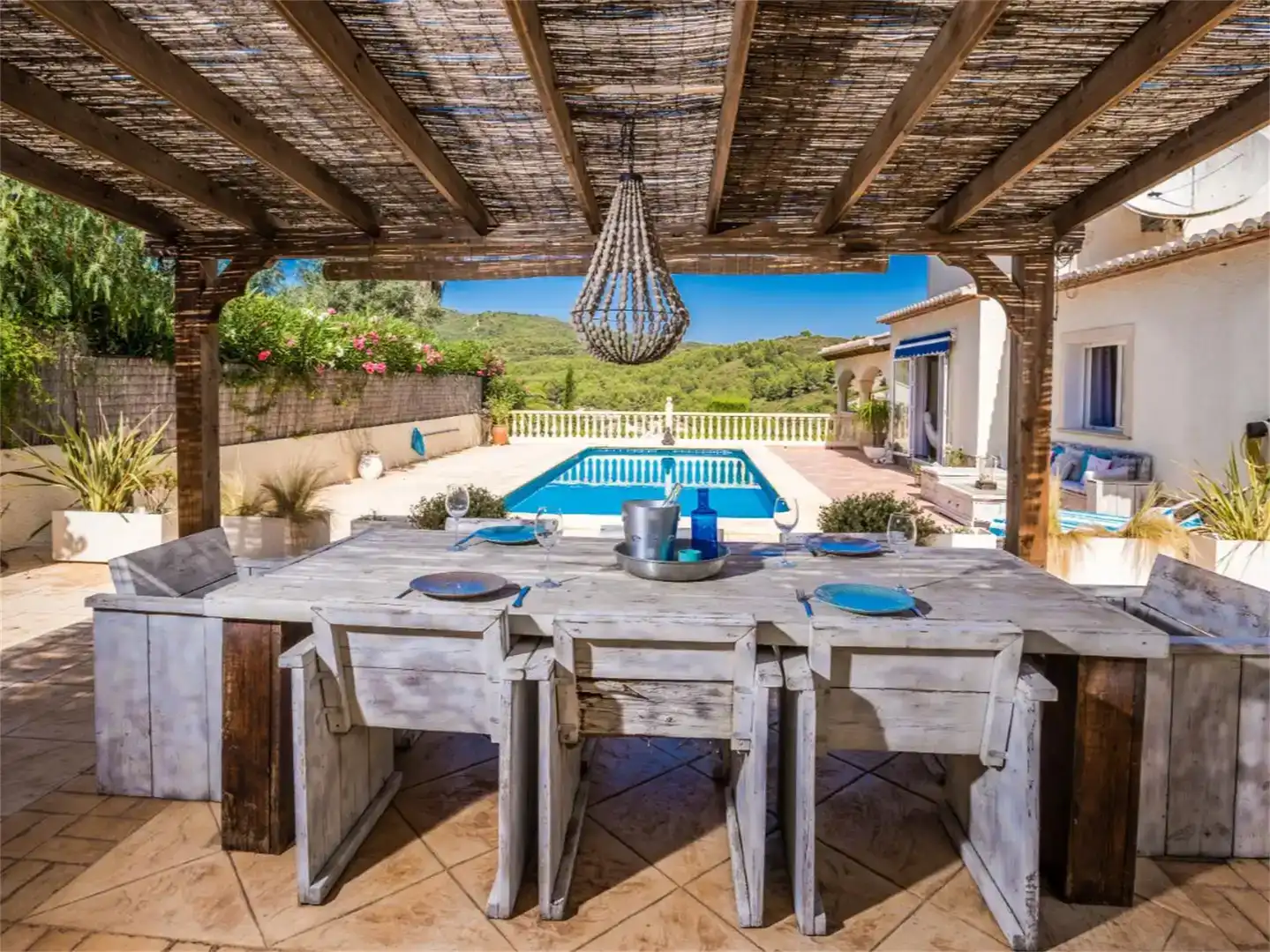 Terraza de Casa o chalet en venta en Jávea / Xàbia con Aire acondicionado y Piscina