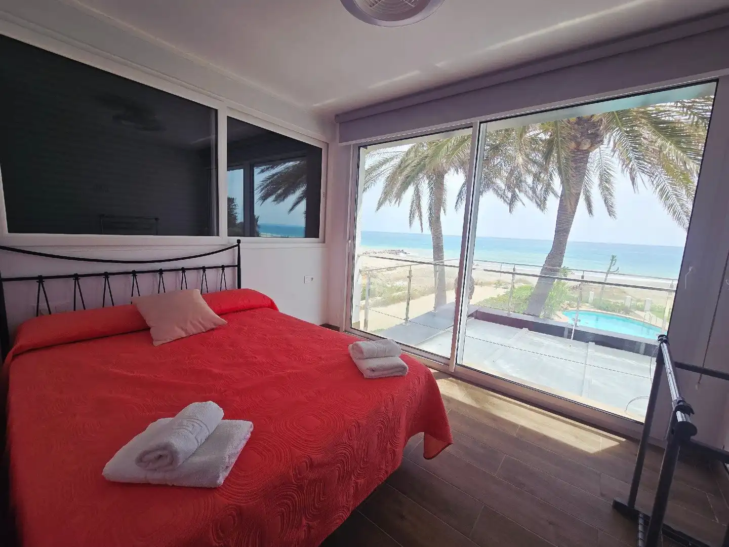 Bedroom of Houses for sale in Vera  with Air Conditioner, Terrace and Swimming Pool