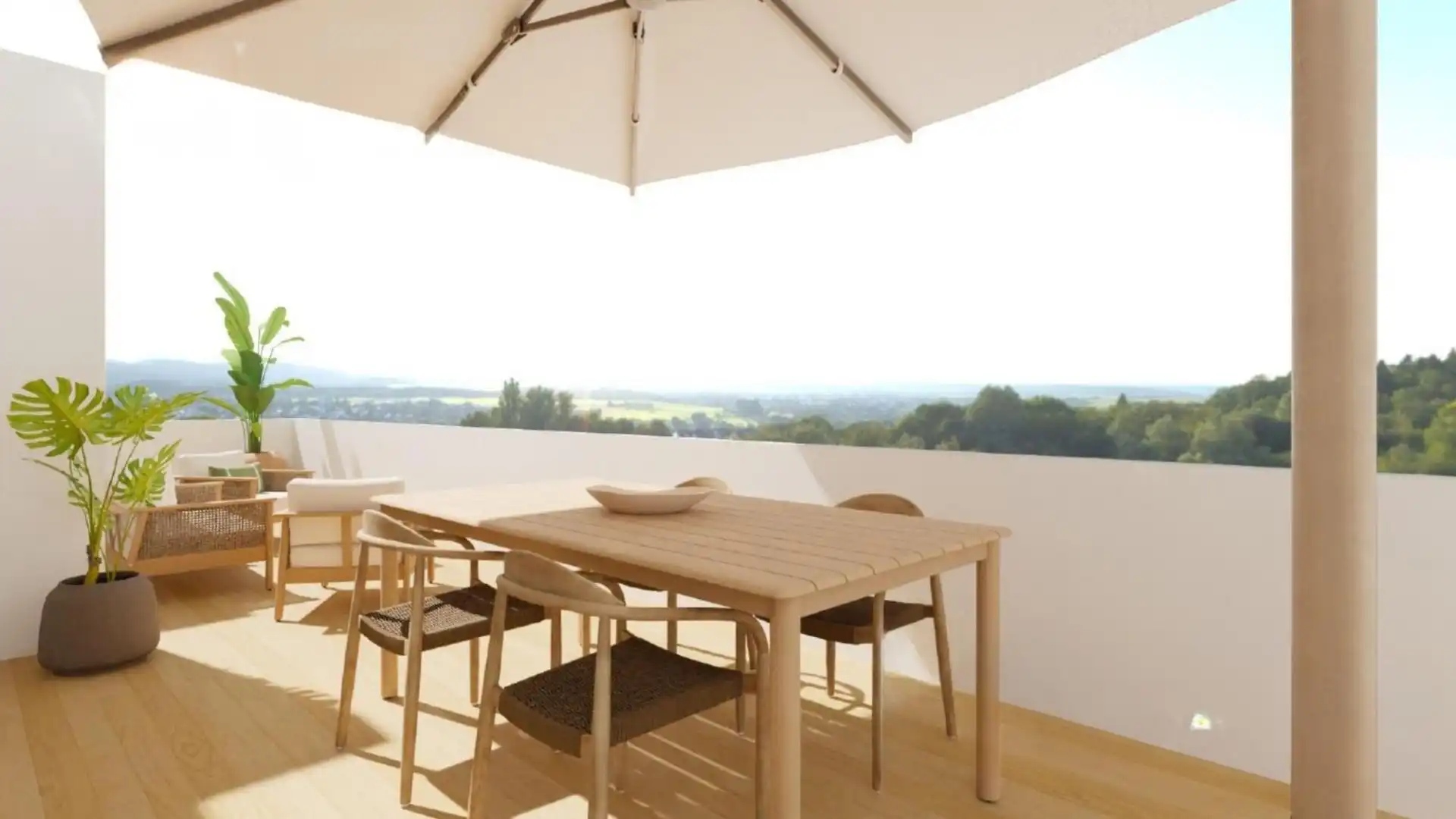 Terrace of Apartments for sale in Ojén  with Air Conditioner, Heating and Storage room