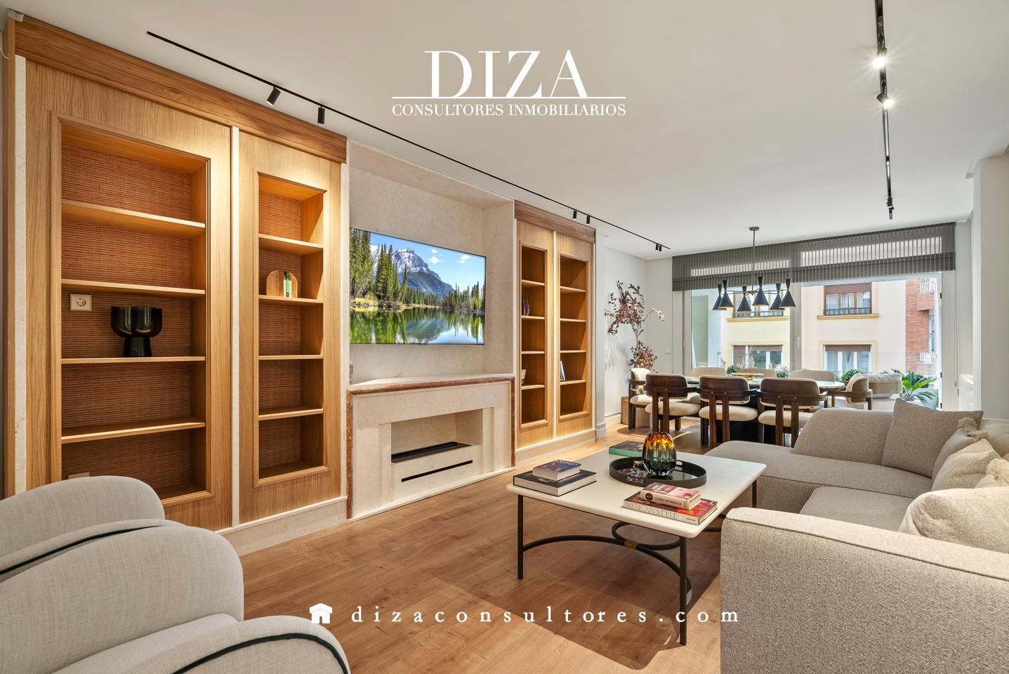 Sala d'estar de Pis en venda en  Madrid Capital amb Aire condicionat, Calefacció i Terrassa