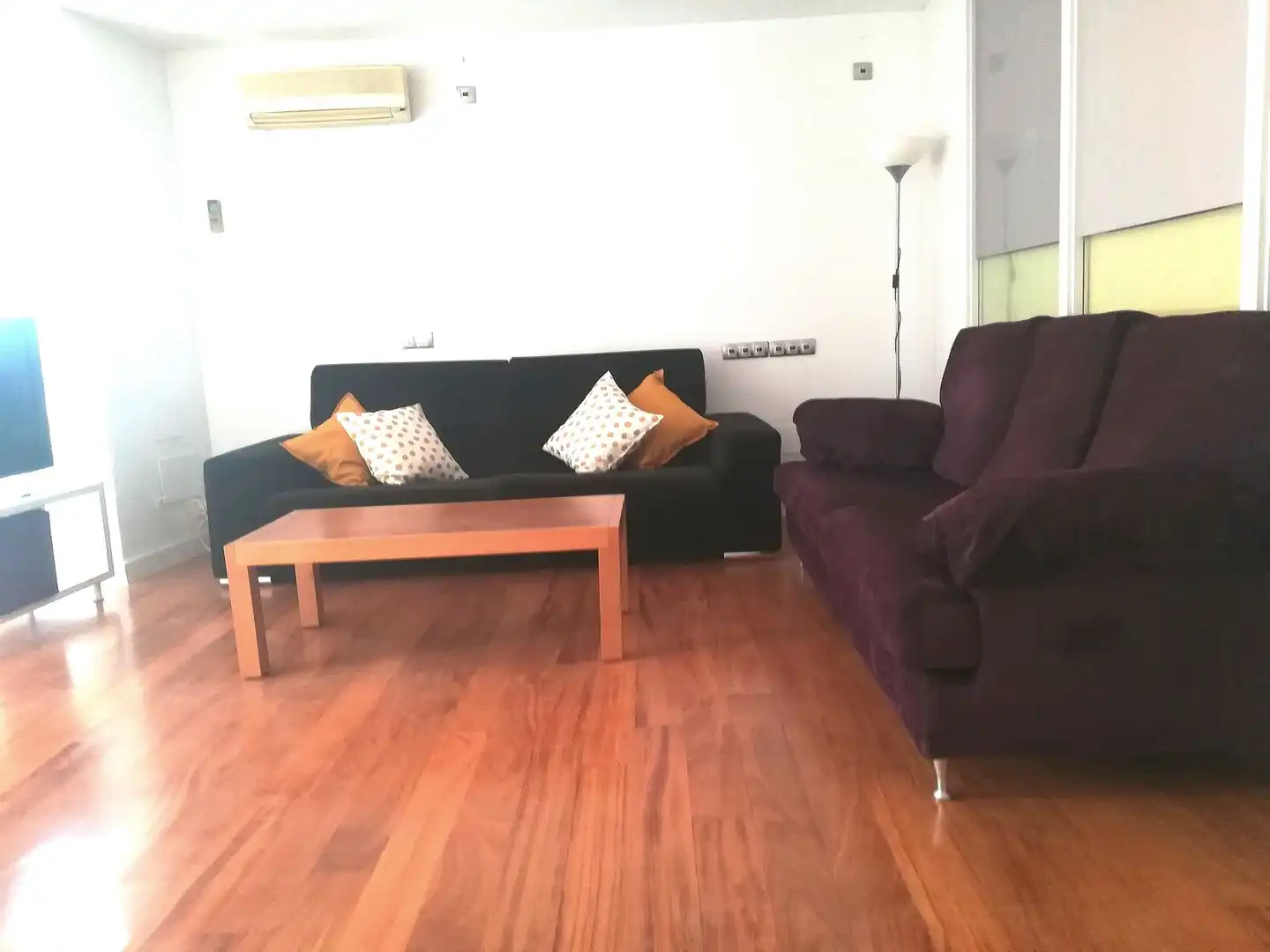 Wohnzimmer von Wohnung zur Miete in Murcia mit Klimaanlage, Parkett und Möbliert