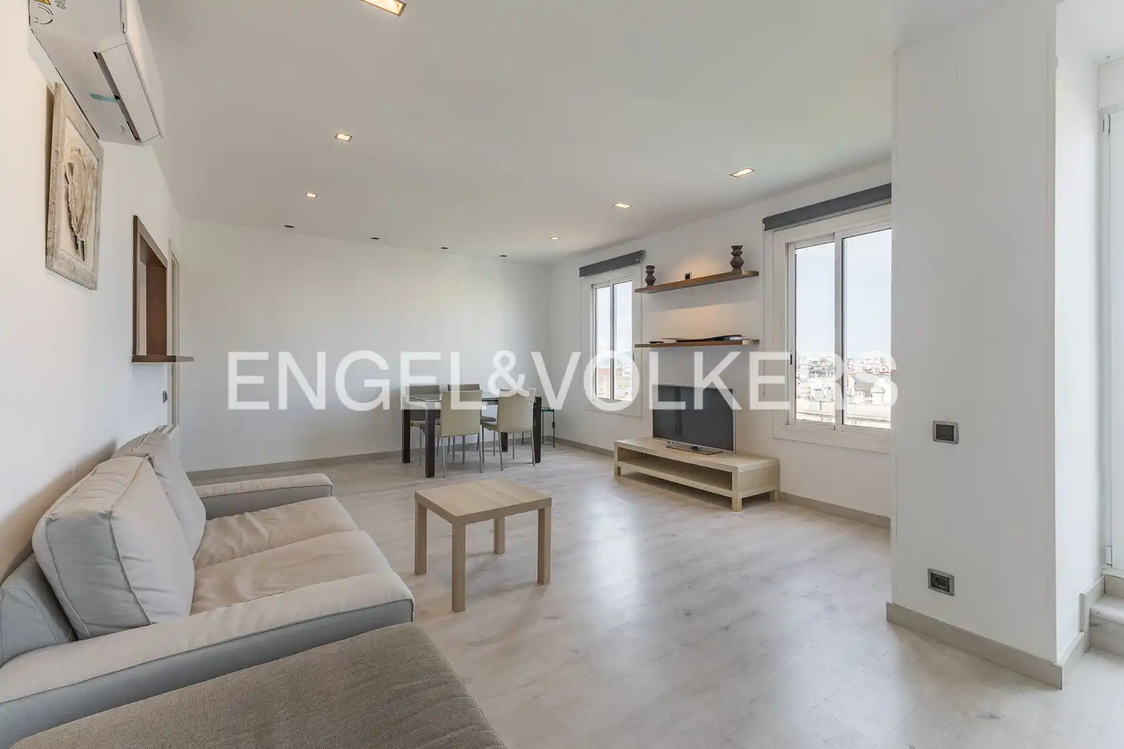 Sala de estar de Ático en venta en Gràcia