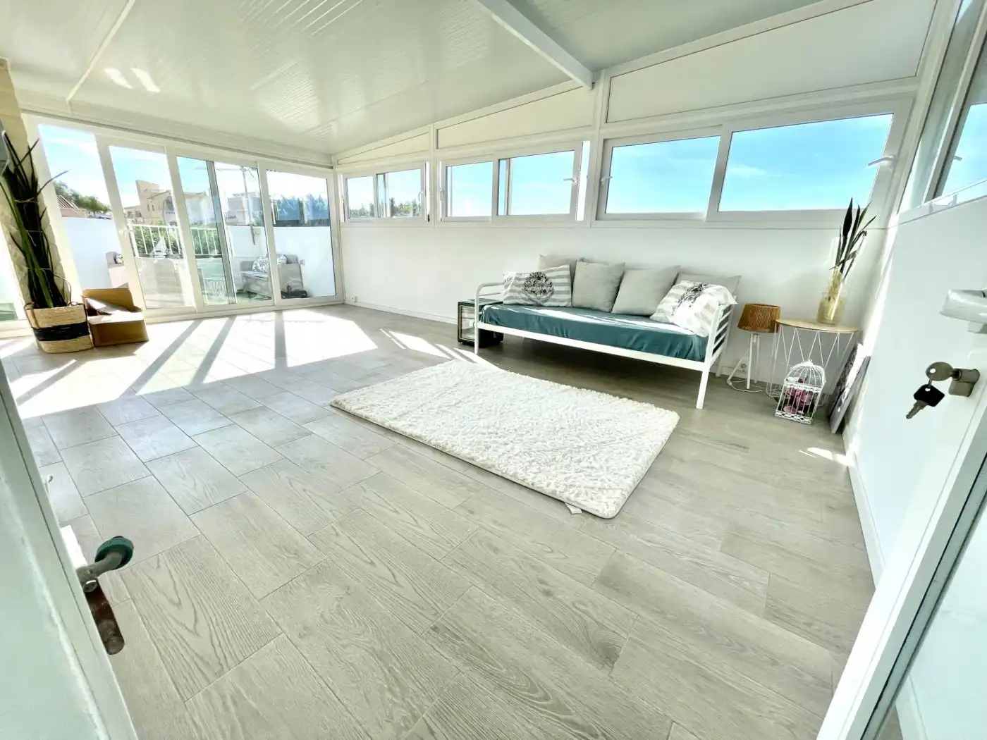 Living room of Houses for rent in San Fulgencio  with Air Conditioner, Heating and Private garden