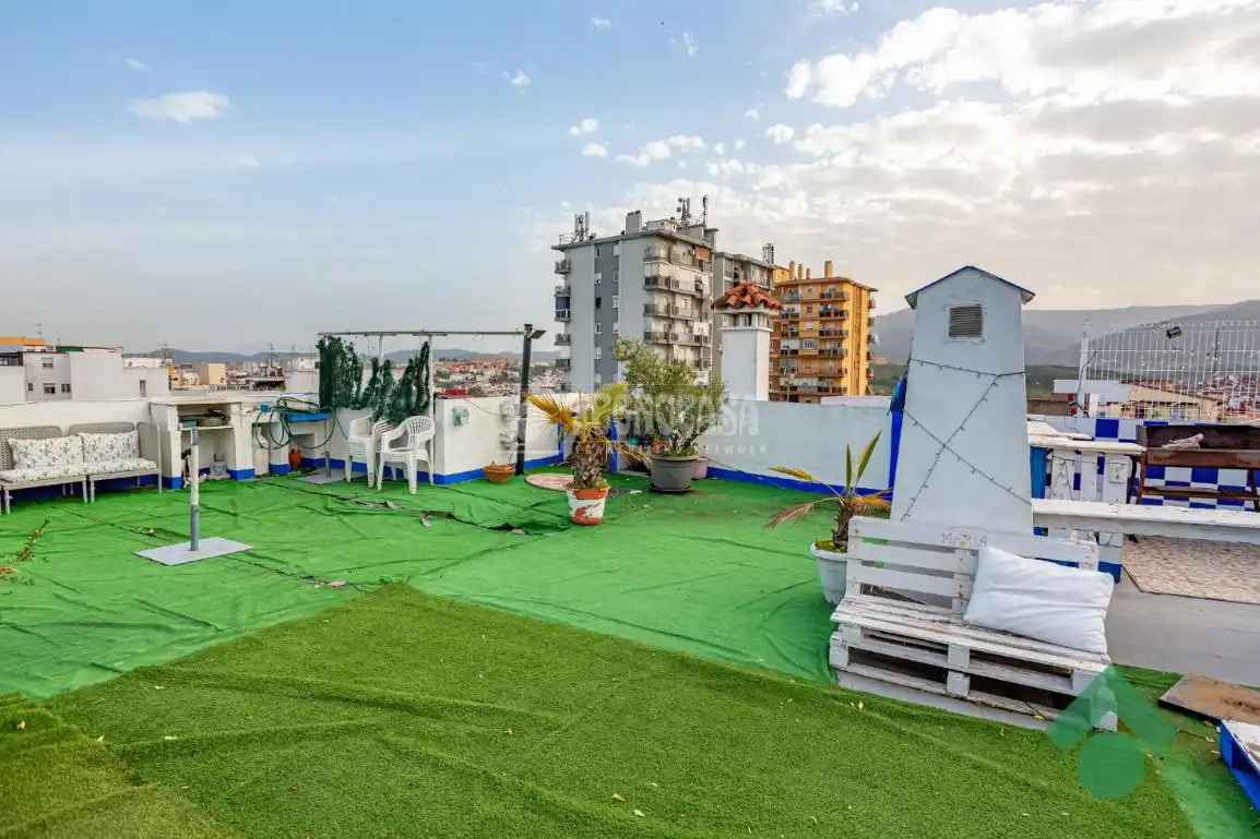 Terrace of Flat for sale in Algeciras  with Terrace, Storage room and Furnished