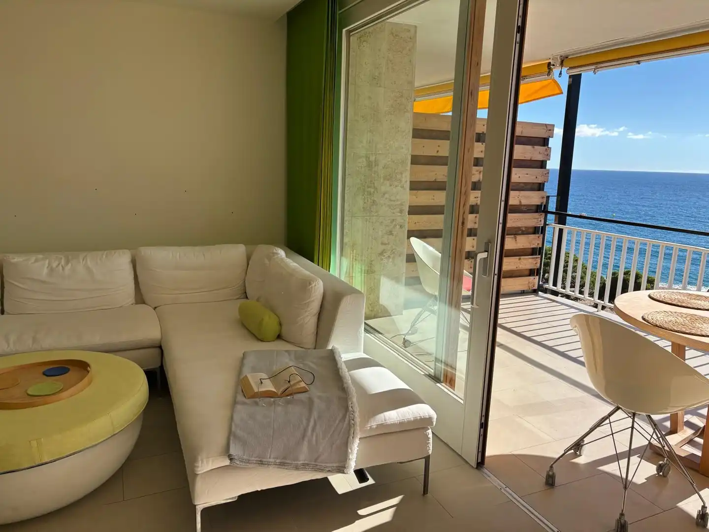 Terraza de Piso de alquiler en Lloret de Mar con Calefacción, Terraza y Amueblado