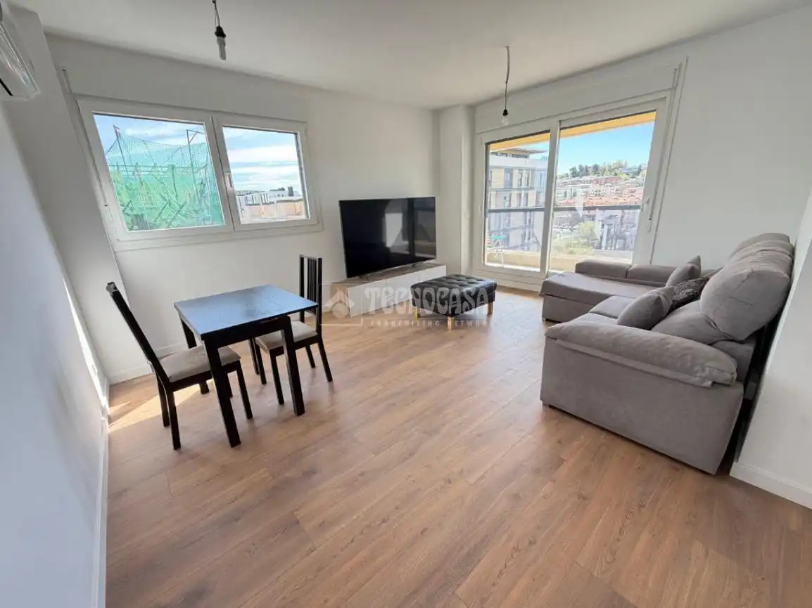 Living room of Flat for sale in Arganda del Rey  with Heating, Parquet flooring and Terrace