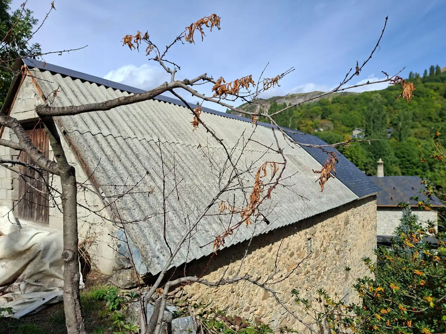 Vista exterior de Casa o chalet en venta en Hoz de Jaca