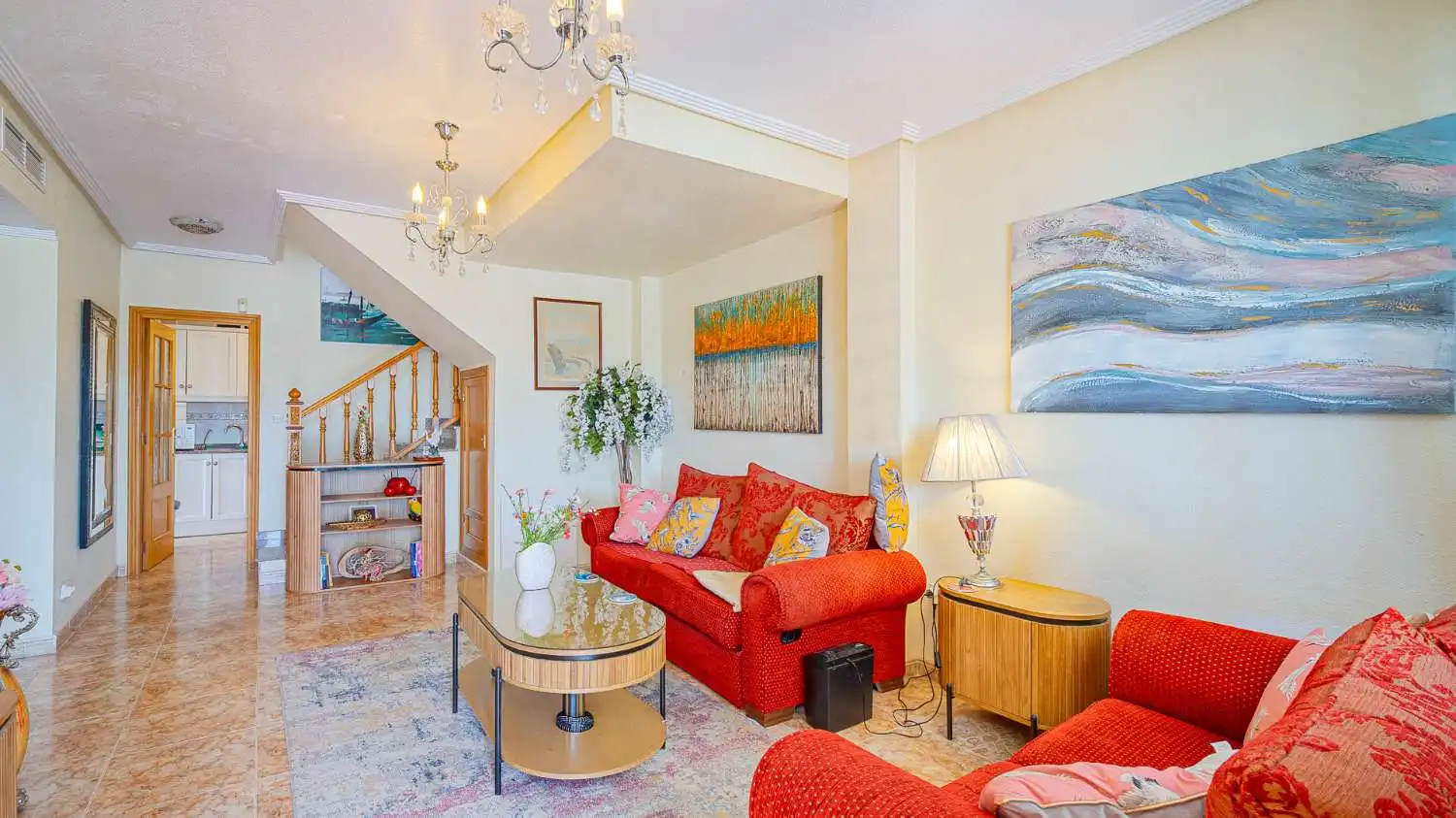 Sala de estar de Casa o chalet en venta en Orihuela con Aire acondicionado, Calefacción y Terraza