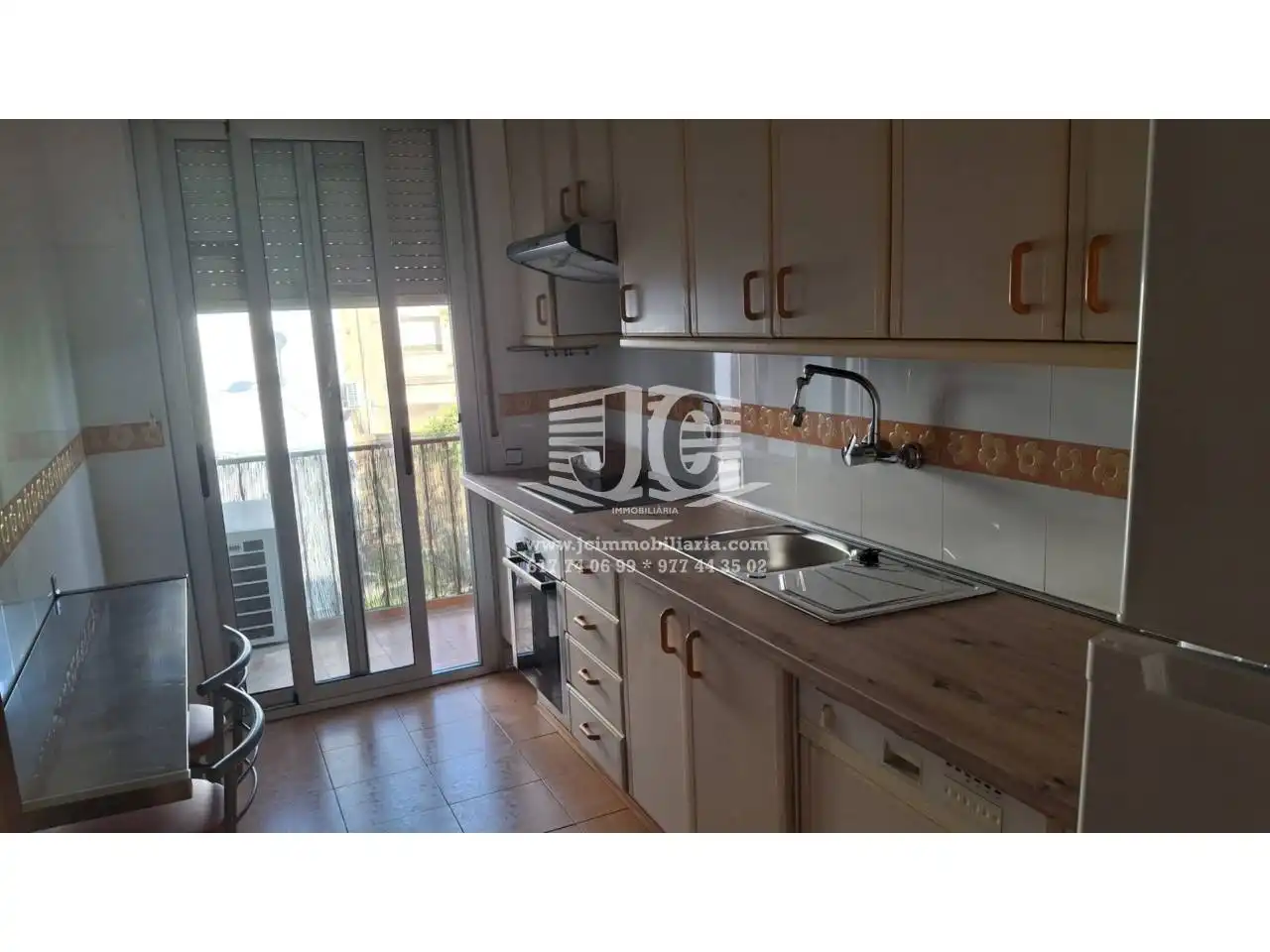 Cocina de Piso de alquiler en Tortosa con Aire acondicionado, Parquet y Terraza