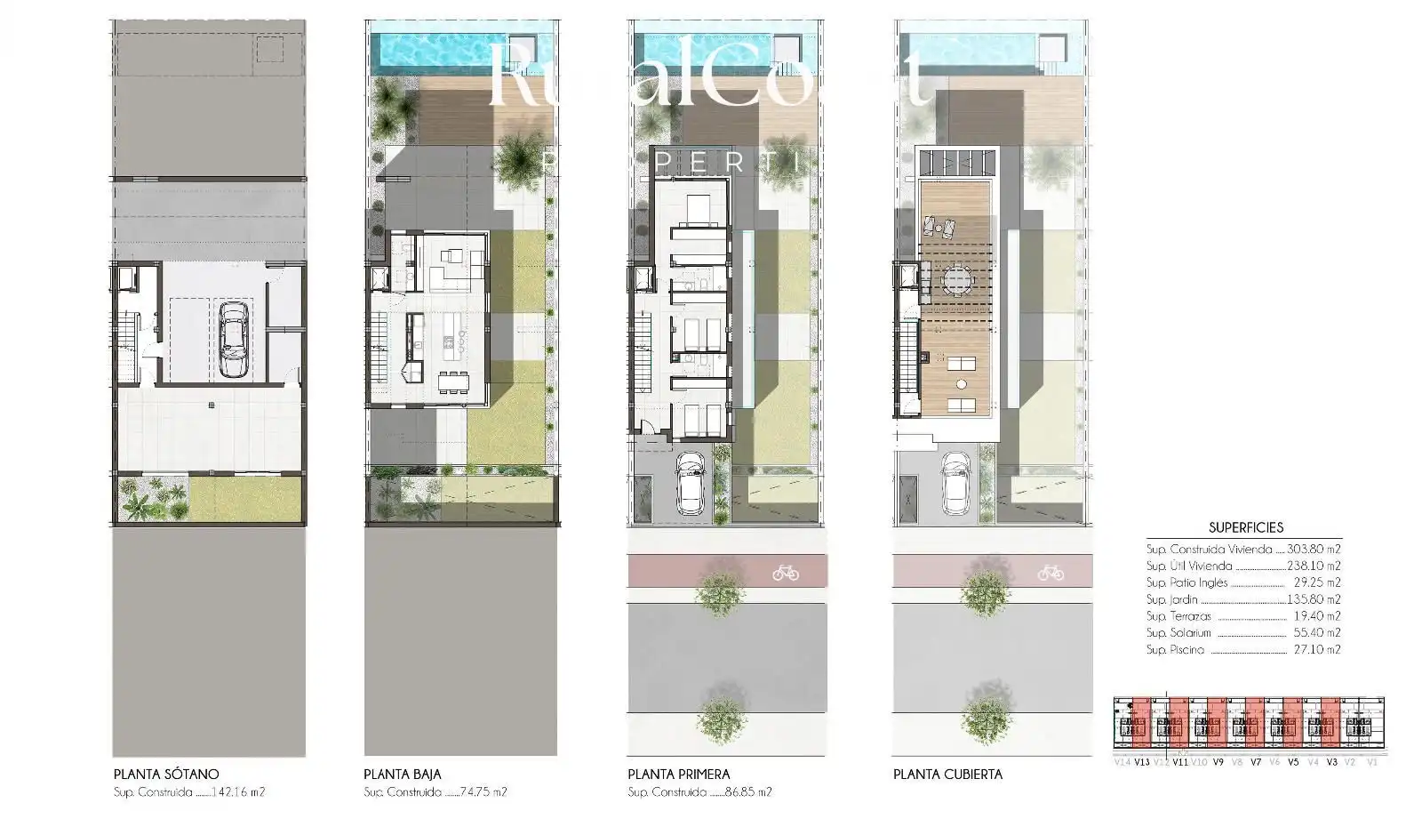 Casa o xalet en venda en Alicante / Alacant amb Aire condicionat, Jardí privat i Terrassa
