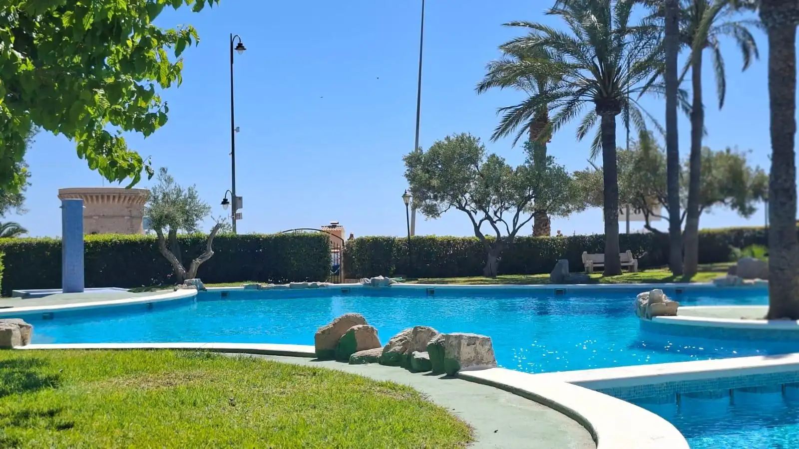 Swimming pool of Apartments for sale in El Campello  with Air Conditioner, Heating and Private garden