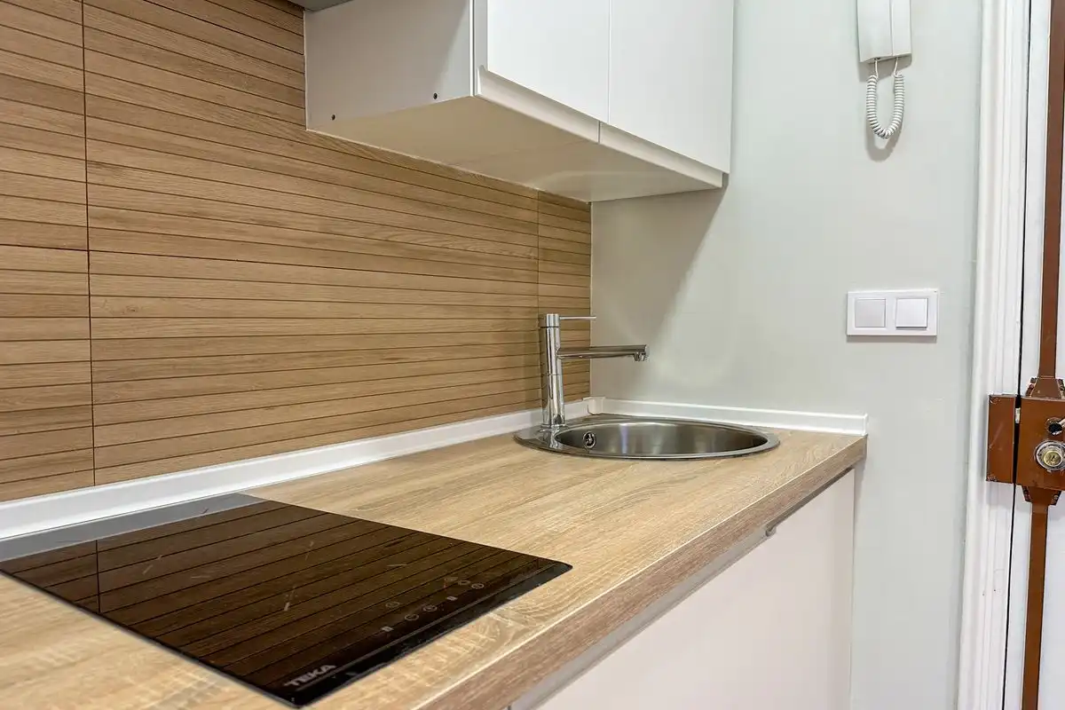 Cocina de Ático de alquiler en Madrid con Aire acondicionado, Calefacción y Terraza