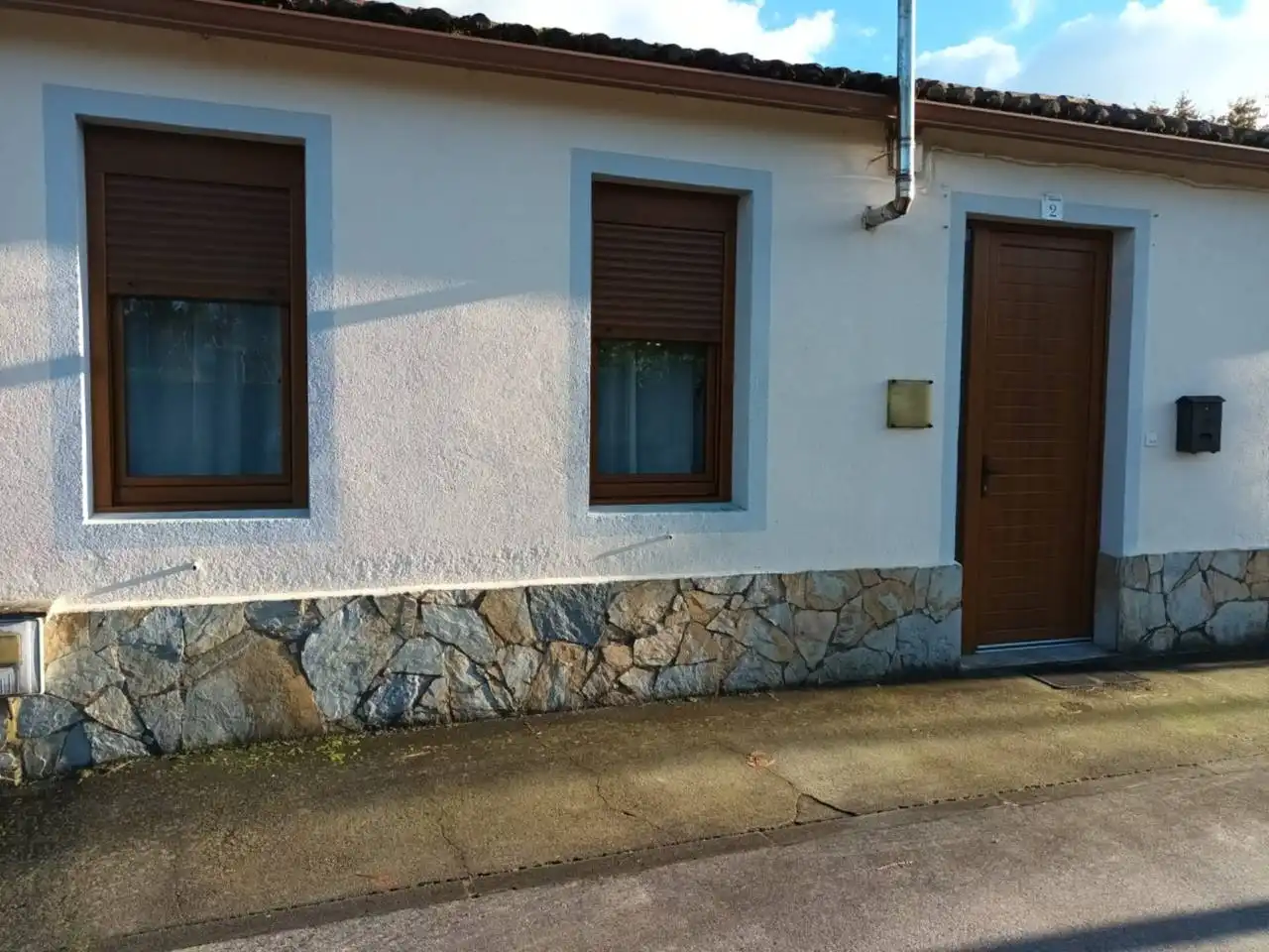 Vista exterior de Casa o chalet en venta en Vilasantar con Jardín privado