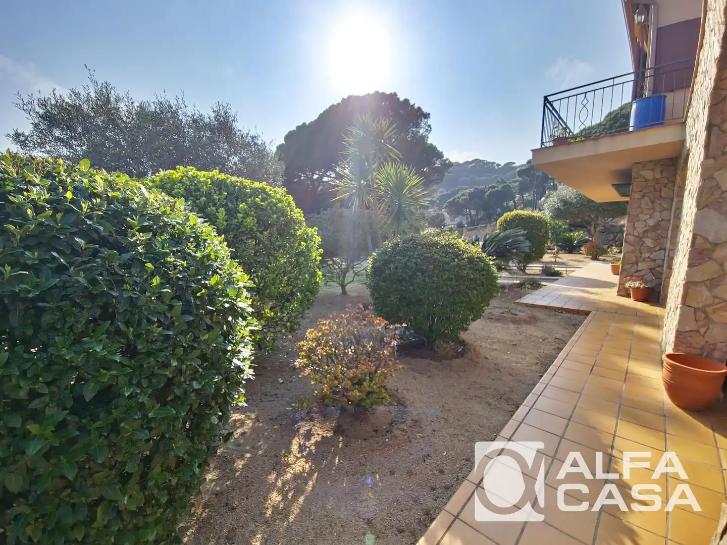 Garden of Houses for sale in Lloret de Mar  with Air Conditioner, Heating and Parquet flooring