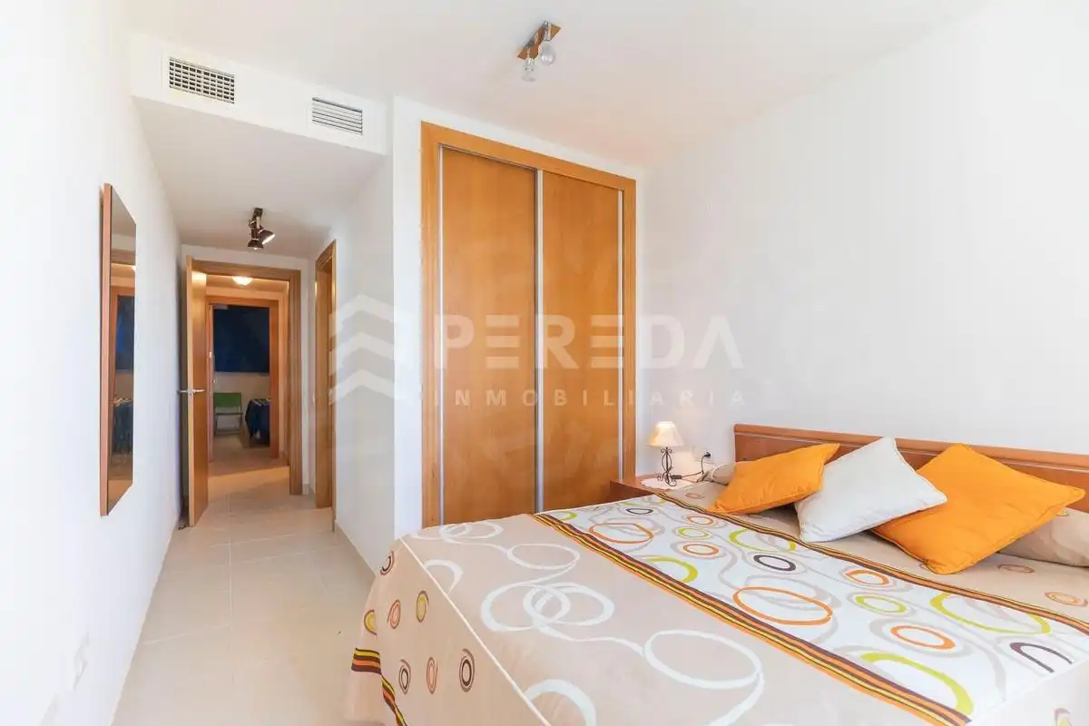 Bedroom of Flat for sale in Roquetas de Mar  with Air Conditioner, Terrace and Furnished