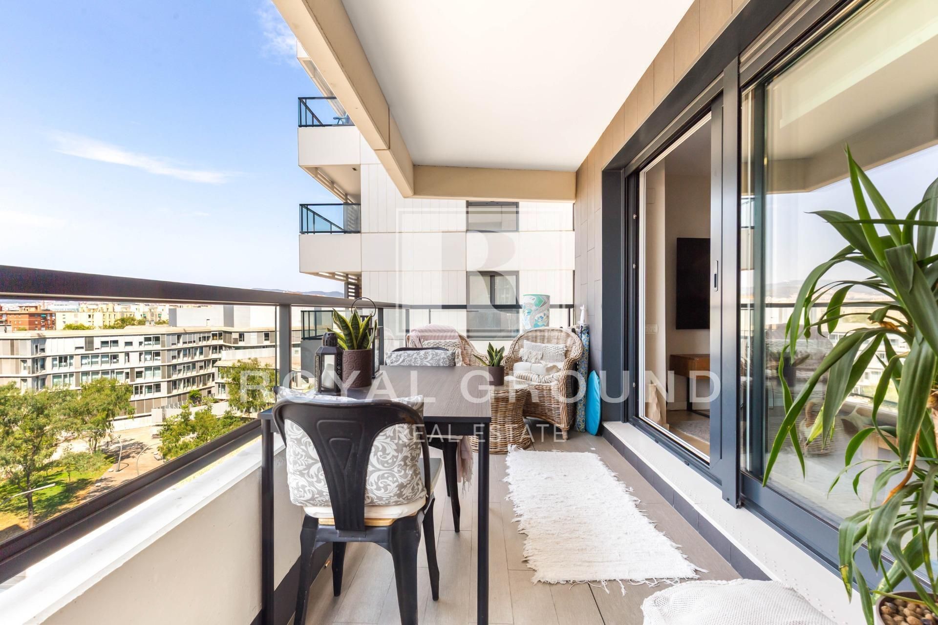 Terrace of Flat to rent in  Barcelona Capital  with Air Conditioner, Private garden and Terrace