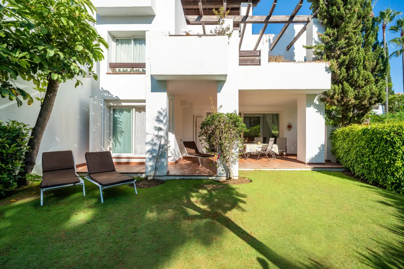 Garden of Ground floor for sale in Estepona  with Air Conditioner, Private garden and Terrace