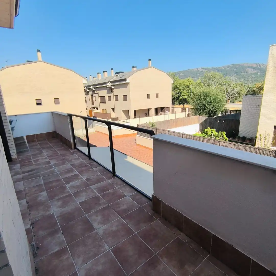 Terrace of Flat for rent in Moralzarzal  with Heating, Terrace and Storage room