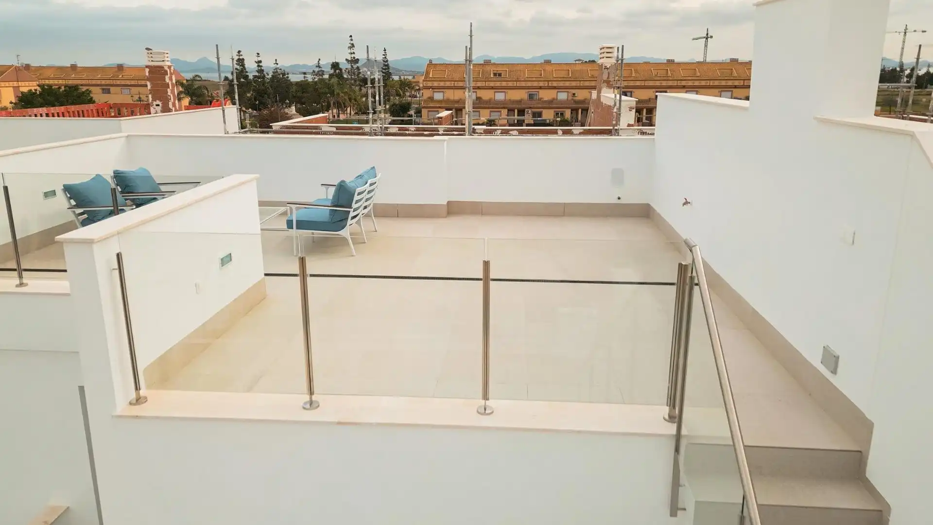Terrassa de Casa adosada en venda en Los Alcázares amb Aire condicionat, Jardí privat i Terrassa